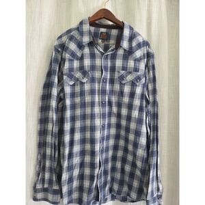 Moon Shine Spirit By Brad Paisley Men's XL Long Sleeve Pearl Snap Shirt Country